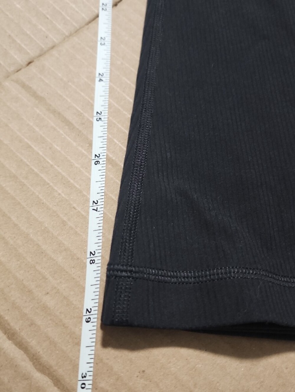 Lululemon Align High-Rise Ribbed Mini-Flared Pant *Regular Black - Picture 11 of 12